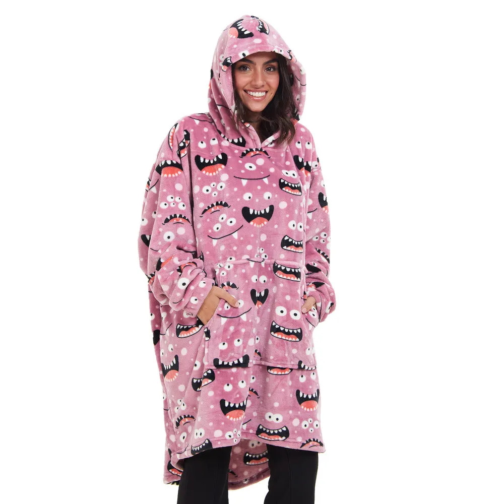 Snuggs Blanket Hoodie Cashmere monster