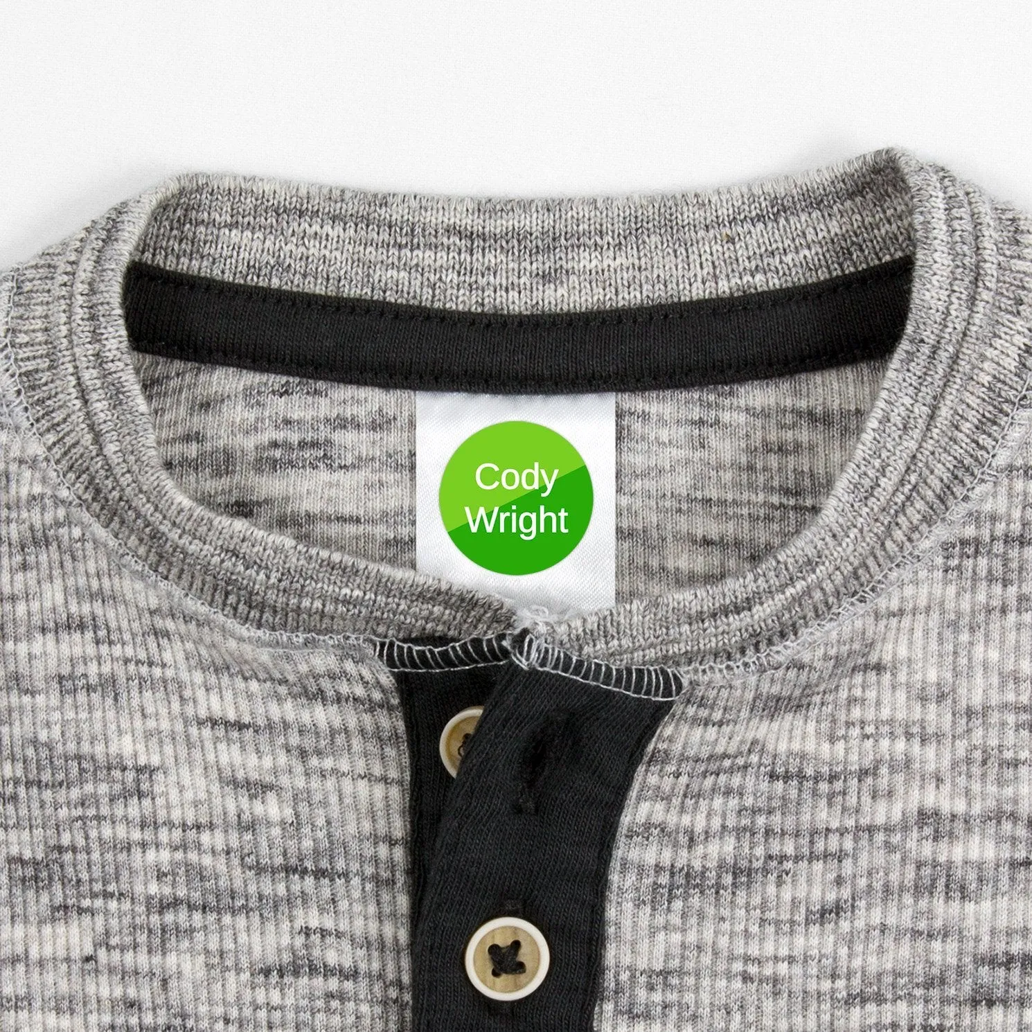 Split Clothing Labels