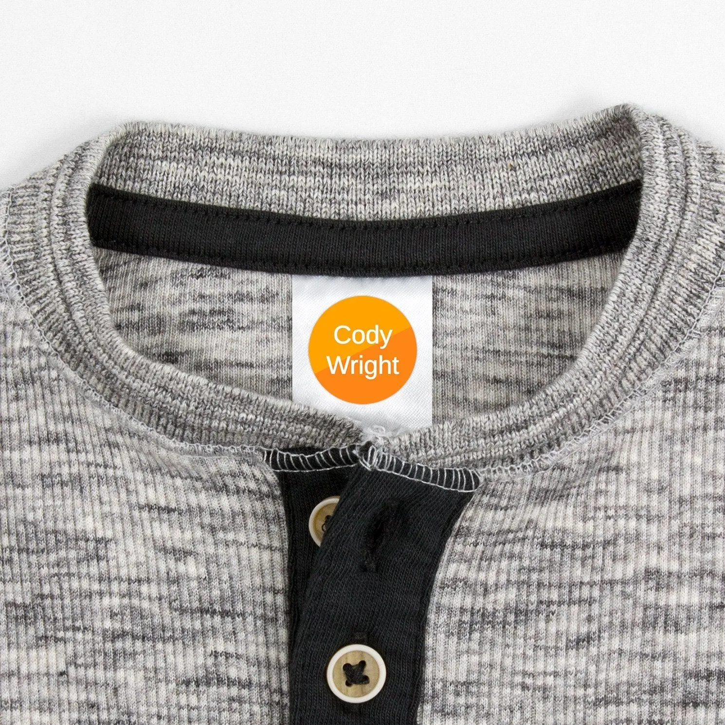 Split Clothing Labels