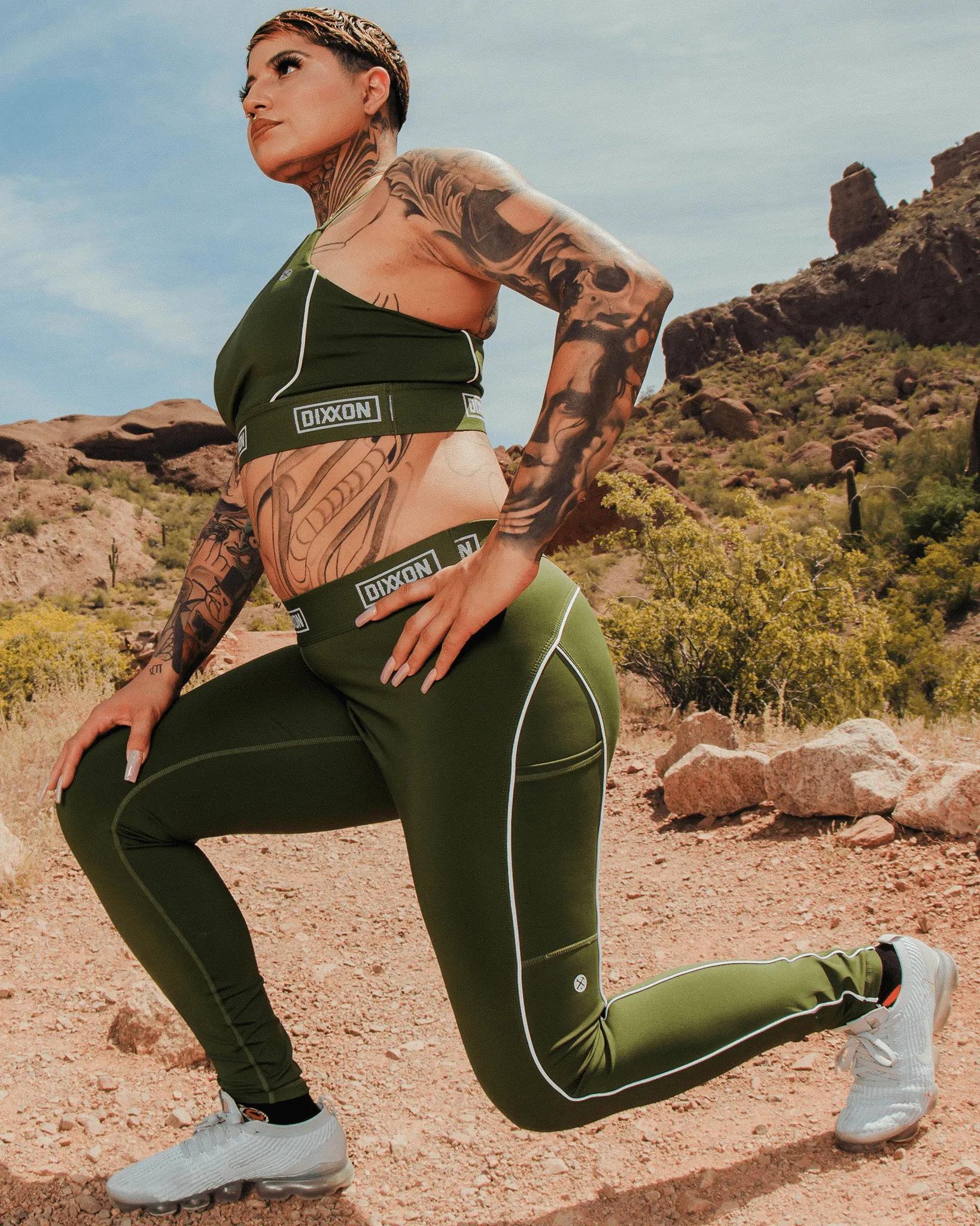 Women's Jane Sports Bra - O.D. Green