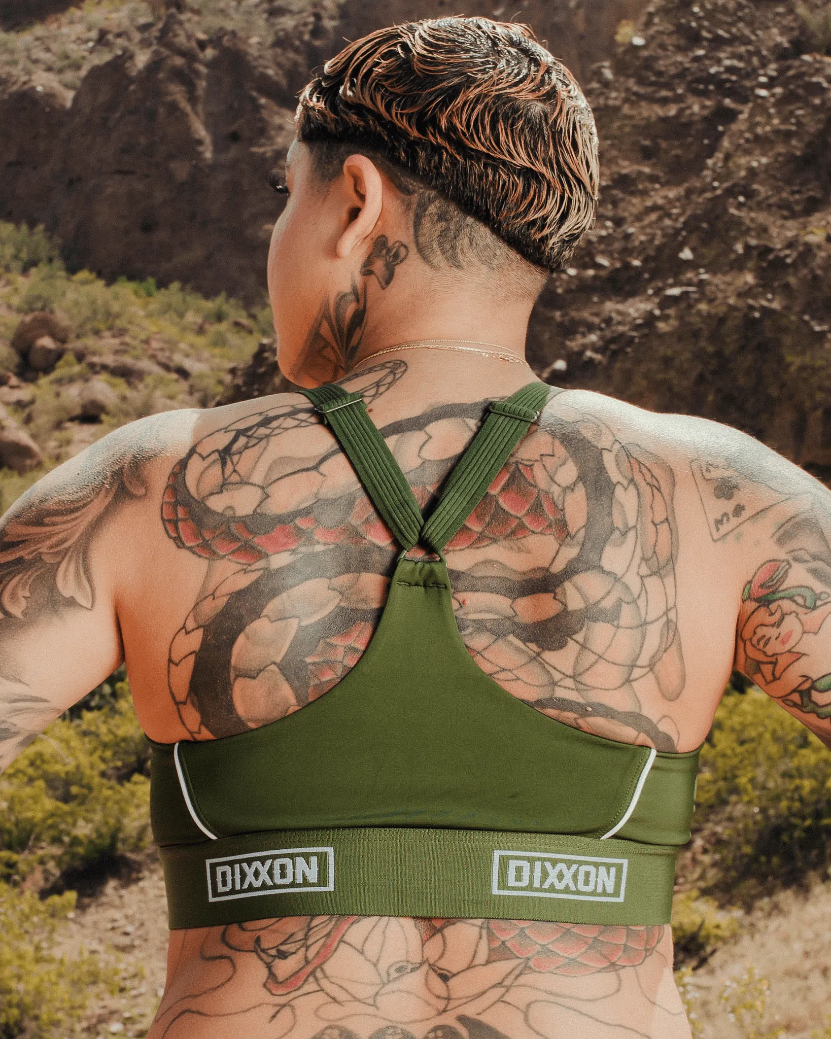 Women's Jane Sports Bra - O.D. Green