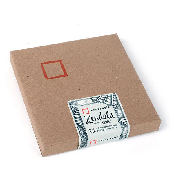 Zendala® Gray Paper Tiles - 21